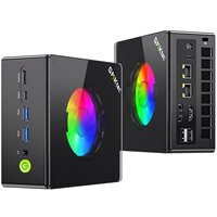 K11 Nucbox AMD R9 8945HS Mini PC DDR5 5600MT/s SSD PCIe4.0 Win11 Pro Tampilan Empat Layar OCulink Komputer Gaming Desktop