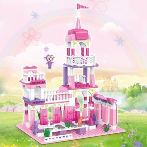 COGO 276 PCS 3D Plastic Princess and <strong>Prince</strong> Castle Construction Building Block <strong>Toys</strong> - Product Image 5