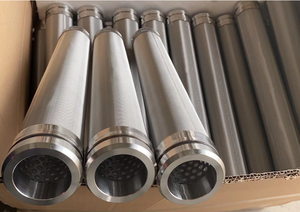 Cartucho de cilindro de filtro de malla tejida industrial Tubo de filtro de motor de bomba de metal perforado de acero inoxidable para industrial - Product Image 2