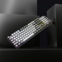 Clavier mécanique filaire 104 touches 1,5 m avec rétroéclairage RGB, anti-ghosting sur toutes les touches, prend en charge les langues personnalisées - Vente en gros