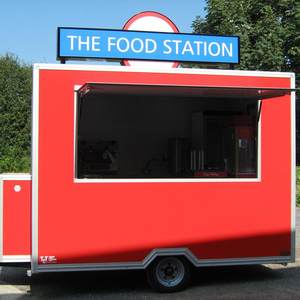 Remolque de Comida Móvil de Alta Calidad para Venta de Hot Dogs, Papas Fritas, Té de Burbujas, Bebidas, Jugos, Aperitivos y Postres - Product Image 3