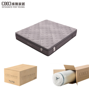Matelas de lit moderne et simple en mousse compressée sous vide 120*200 en boîte pour chambre, hôtel, appartement LZ24M11 Space – Vente en gros Foshan - Product Image 1