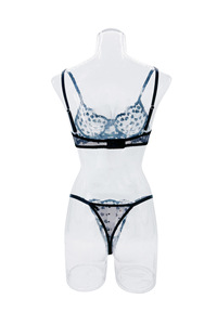 Ensemble de lingerie de qualité supérieure avec soutien-gorge à armatures et culotte sexy pour femme - Product Image 6