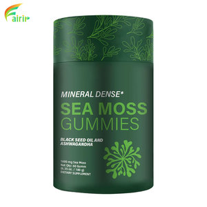 Gomitas de Musgo Marino Orgánico para el Apoyo Diario del Bienestar |   Alga marina y raíz de bardana |   OEM |   60 Unidades - Product Image 2
