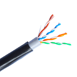 Yfhc Chất lượng cao CAT5e rắn UTP FTP SFTP ngoài trời không thấm nước cáp 4 cặp 24AWG BC CCA 305m 1000ft số lượng lớn cáp Ethernet - Product Image 4