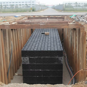 Module de réservoir de rétention et d'atténuation des eaux pluviales 60t/m², caisses de drainage pour sous-parking, allées piétonnes et passerelles, prix bas - Product Image 2