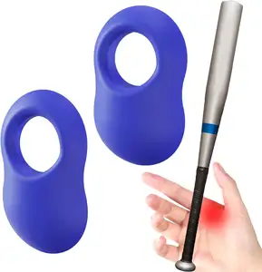 Voorraad Verkopen Siliconen Honkbalknuppel Grip Verstikking Ring Bat Base Grip Taper Conus Honkbal Bat Siliconen Grip