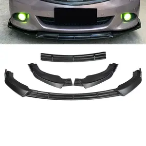 Leju Black / Carbon Look Front Bumper Lip Front Splitter Lip For Infiniti G37 Sedan 2010 2011 2012 2013