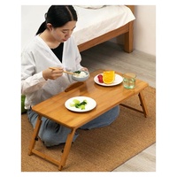 Table support pour ordinateur portable, bureau pliable en bambou, pour lit, offre spéciale