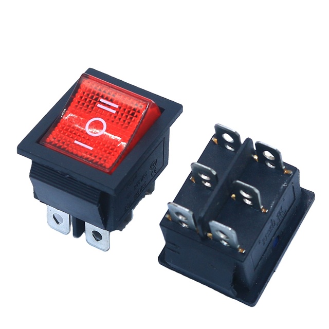 Kcd4 Rocker Switch T85 Dpdt 15a 16a 25a 30a Rocker Switch  250v  16a Rocker Switch