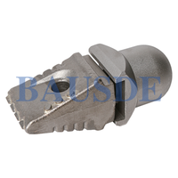 Dents de godet plates à longue durée de vie, pointes de forage à tige de 30 mm compatibles avec les supports de dents de 38 mm, outils de pieutage de fondations