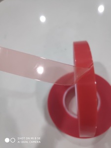 เทปกาวสองหน้าทนความร้อนสูงพร้อมฟิล์มสีแดงใสคล้ายกับ <span class=keywords><strong>Tesa</strong></span> <span class=keywords><strong>4965</strong></span>สำหรับการใช้งานที่อุณหภูมิสูง - Product Image 2