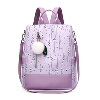 Sac à dos pour femme en tissu Oxford tendance, nouveau style, sac à main décontracté pour femme, sac d'école pliable pour une utilisation en extérieur