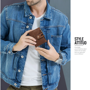 Portafoglio Bifold da Uomo Contact's all'Ingrosso in Vera Pelle Crazy Horse Vintage con 14 Scomparti per Carte e Portamonete con Cerniera - Product Image 6