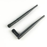 Antenne double bande Wi-Fi 2,4 GHz et LoRa 433/868/920 MHz, type « Rubber Duck », 3 dBi, connecteur SMA mâle pour module sans fil de passerelle IoT