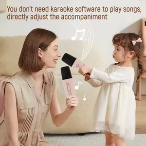 Xách tay mini cho <span class=keywords><strong>bluetooth</strong></span> loa với ánh sáng-Emitting Diode và cầm tay Micro không dây cho karaoke cho máy tính sử dụng - Product Image 2