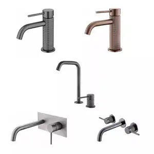 Health 62# Brass Ltaly Designer Luxury Knurled Rose Gold Basin Taps Single Hole Mixer Hotel Bathroom Basin Faucets