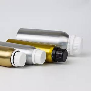 Botella cosmética de aluminio 500ml 1000ml 1100ml 1200ml Botella vacía de aluminio Contenedor Botella de aceite esencial - Product Image 3