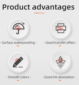 فيلم نقل مياه PVA قابل للتنقيب من مادة pva بدون فراغات لنقل الحيوانات الأليفة ، نقل حراري فارغ قائم على الماء لتيشيرت - Product Image 6