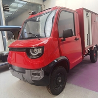 Mini camion de pompiers électrique à quatre roues, mini camionnette électrique à quatre roues pour la lutte contre les incendies