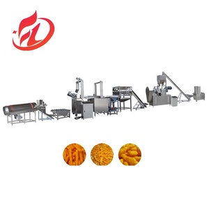 Machines pour la production de snacks <span class=keywords><strong>Cheetos</strong></span> Kurkure Nik Naks, four à cuire automatique en acier inoxydable, mélangeur, friteuse, moulin à riz, farine, 100-130 kg/h - Product Image 2