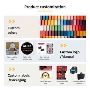 كوب شفط فراغي عالي القوة من ويهر مقاس 8 بوصات لرفع الجرانيت والزجاج والبلاط بقدرة تحمل 210 كجم، مقاومة عمودية، درجة صناعية، معتمد ISO9001 - Product Image 4