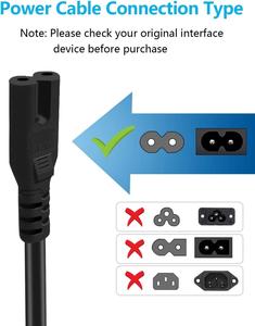Professional UK BS 3 Pin Plug to IEC C7 AC <b>Power</b> Cord <b>Cable</b> - Ideal for Laptop PC - Product Image 4