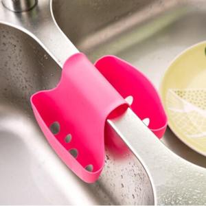 Panier suspendu en silicone en forme de selle pour évier, support de rangement de cuisine, panier égouttoir, porte-éponge pour évier double / <span class=keywords><strong>filtre</strong></span> / passoire - Product Image 6