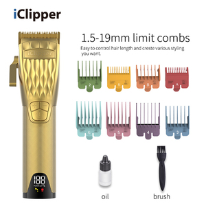 Iclipper- K38S制造专业无绳剪刀电动男士理发推子 - Product Image 6