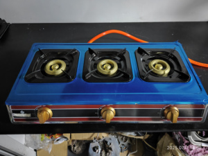 Zhanbang S-7003R Dubbele Gasfornuis LPG met Piezo-ontsteking Klasse A Energiezuinig 2 Branders voor Buiten- en Thuisgebruik - Product Image 4