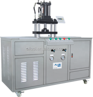 Máquina de prensado de equipo compacto de polvo cosmético semiautomático de alta viscosidad para prensa de máquina compactadora de sombra de ojos