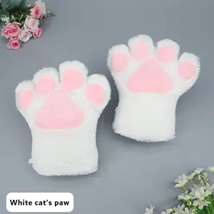 Cat Costume For Women Black Cat Paw Gloves For Girls Women Adult Cosplay Party Sexy Halloween Costumes Party