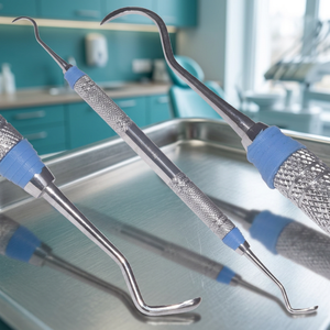 Ensemble de curettes Gracey manuelles en acier inoxydable QNQ, instrument dentaire de classe I, certifié CE ISO13485, garantie 1 an - Product Image 3