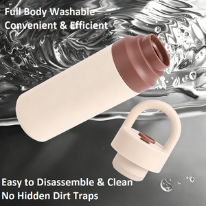 Quick-Open <b>Insulated</b> Water Bottle 550ml Stainless Steel Vacuum <b>Flask</b> Travel Tumbler Double Wall Minimalist Design - Product Image 3