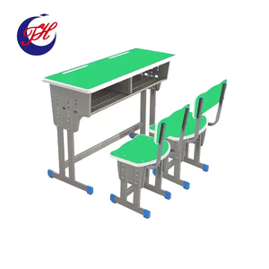 Conjuntos de Escritorio y Silla Ajustables Personalizables de Buena Calidad, Escritorios y Sillas Escolares, Silla y Mesa Dobles para Estudiantes - Product Image 4