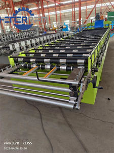 완전 자동 사다리꼴 890 프로필 ibr 지붕 시트 기계 새로운 모터 기어 금속 강철 모양 Tr4 Tr5 롤 성형 기계 - Product Image 5