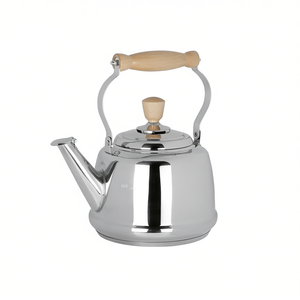 Cilio Water <b>Kettle</b> Tradition Stainless Steel Wood Handle 1.7 Liters - Product Image 2