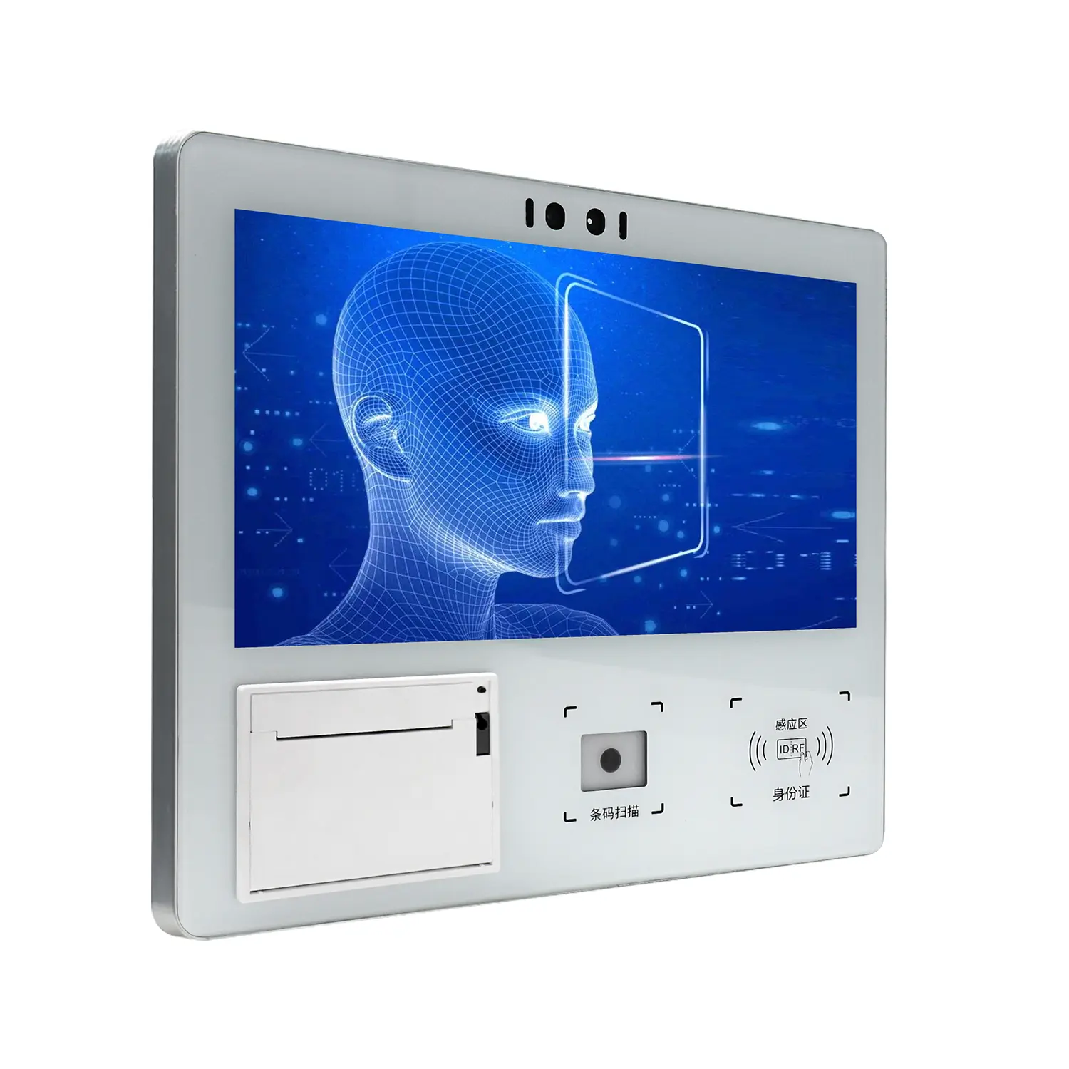 Alles In Één Paneel Pc Gemonteerd Android Tablet Pc 13.3Inch Touchscreen Monitor Voor Self-Service Self Service A4 Print Kiosk