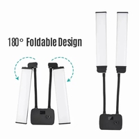 PROMO EXCEPTIONNELLE : Bande lumineuse LED double bras avec écran LCD pour studio photo et diffusion en direct MX-45