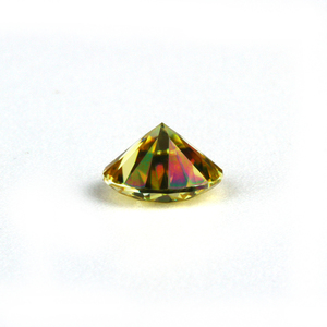 新しいライトイエローモアサナイト 0.5ct-4ct 人工ダイヤモンド VVS1 VVS2 クラリティ イエロー ラウンドジェム リング チェーン メインストーン - Product Image 2