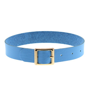 Gargantilla con hebilla de Pin de oro, Gargantilla de Bondage de cuero Sexy, <span class=keywords><strong>Collar</strong></span> para mujeres y niñas, regalo, joyería de moda gótica Punk al por mayor - Product Image 1