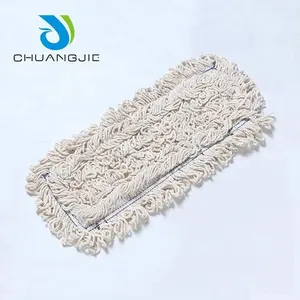 Industrial Mop Heads ECO-friendly Easy Cleaning Industrial Changeable Flat Mop Head Replacement Mop Pad Refills