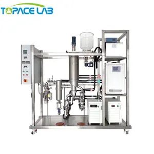 New Electric Molecular Distillation Machine One-Stage Solvent Recovery Distillate Collection Wipe Film Process Reliable Motor