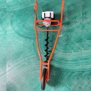 Barrena Manual de 52CC con una sola rueda para tierra, excavadora de Gas con orificio, suministro de fábrica - Product Image 2