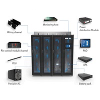 Kabinet Rak Server Kedap Suara HUAMAI 46U/42U dengan Rak Jaringan Kecil Bersertifikasi UL & Rohs, Tersedia dan Terpendingin