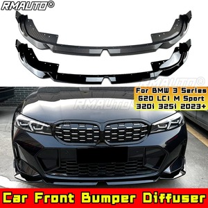 For BMW 3 Series G20 LCI M Sport Front Bumper Lip Front Diffuser <b>Splitter</b> for BMW 3 Series G20 LCI M Sport 2023+ Car Accessories - Product Image 1