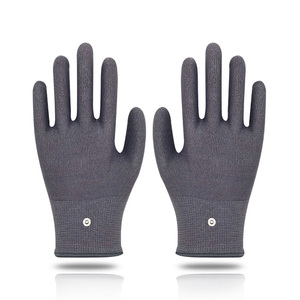 Guanti conduttivi per terapia fisica in fibra d'argento guanti da massaggio per elettroterapia biologica DDS guanti a impulsi per terapia fisica - Product Image 2