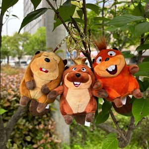 Peluche Hoppers <span class=keywords><strong>King</strong></span> George, pendentif castor et lézard, poupée en peluche, coussin doux de dessin animé, porte-clés décoratif pour enfants - Product Image 5