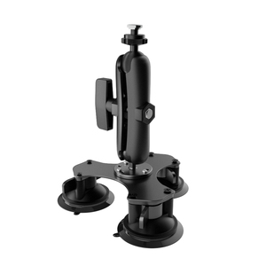 Soporte de Monitor para Automóvil con Triple Ventosa de Aluminio de 1.5 Pulgadas, Soporte de Montaje de Bola de 1.5 Pulgadas con Accesorios de Tornillo en <span class=keywords><strong>T</strong></span> - Product Image 5