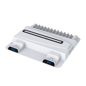 Station de charge de refroidissement multifonctionnelle PS5 Support de chargeur vertical PS5 avec ventilateur de refroidissement pour Sonly <span class=keywords><strong>Playstation</strong></span> 5 - Product Image 2